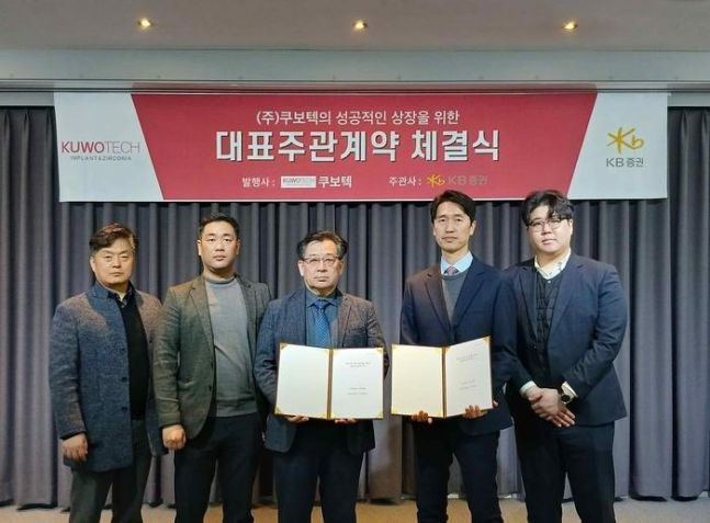 '치과용 의료기기' 쿠보텍, 코스닥 상장 추진... IPO 주관사 KB증권 - 뉴스 썸네일 이미지