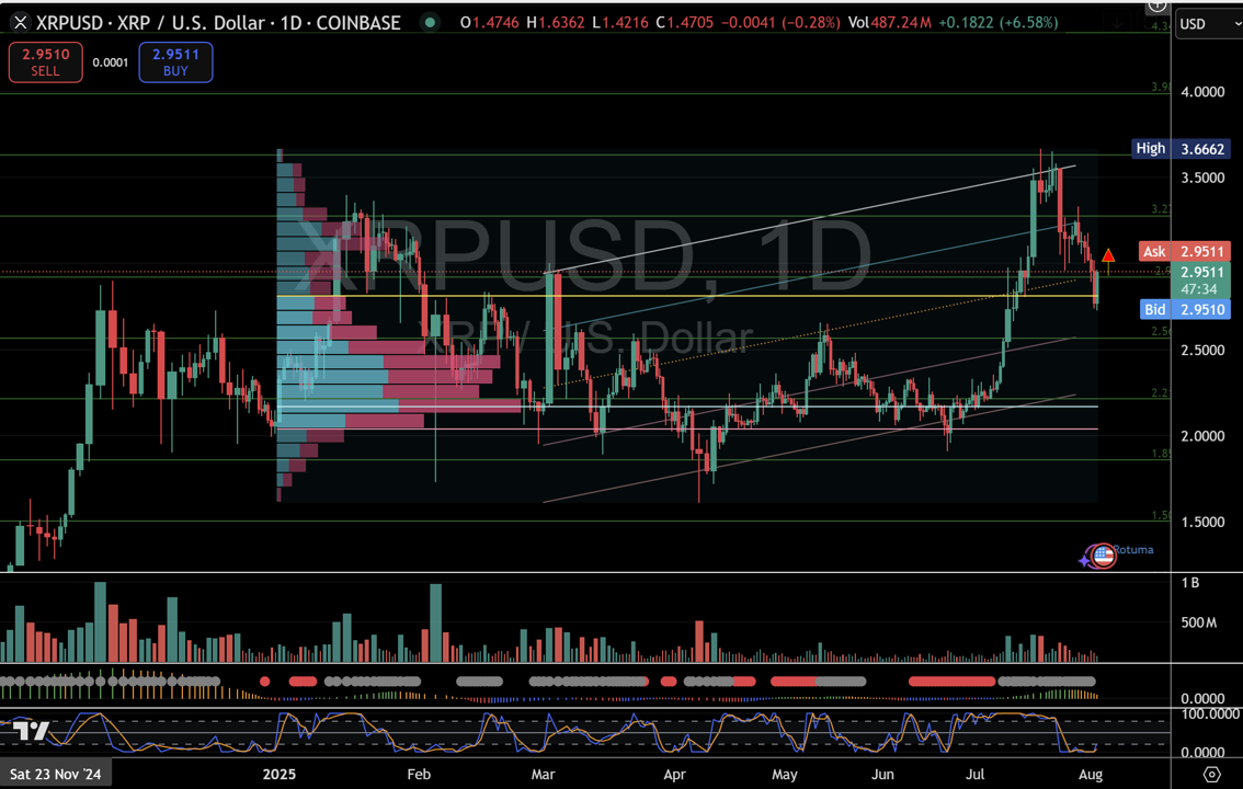 리플, 기술적 신호 살아나며 3.63달러 목표에 재도전 : 네이트 뉴스