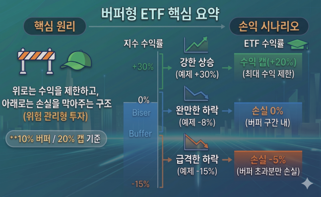 하락도 상승도 제한한다...'버퍼형 ETF'란 무엇인가 [이슈분석] - 뉴스 썸네일 이미지