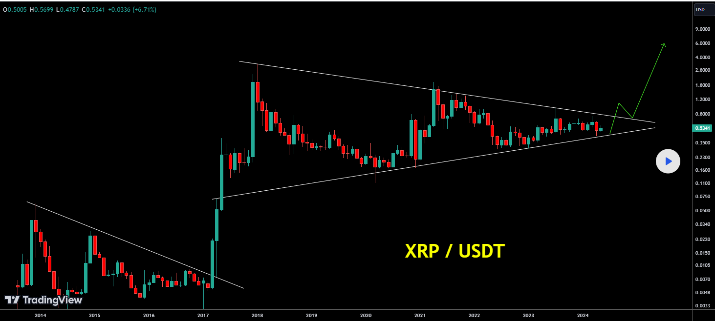 리플, 7년 조정 마치고 가격 1200% 폭발할 장세 돌입?-조세일보모바일