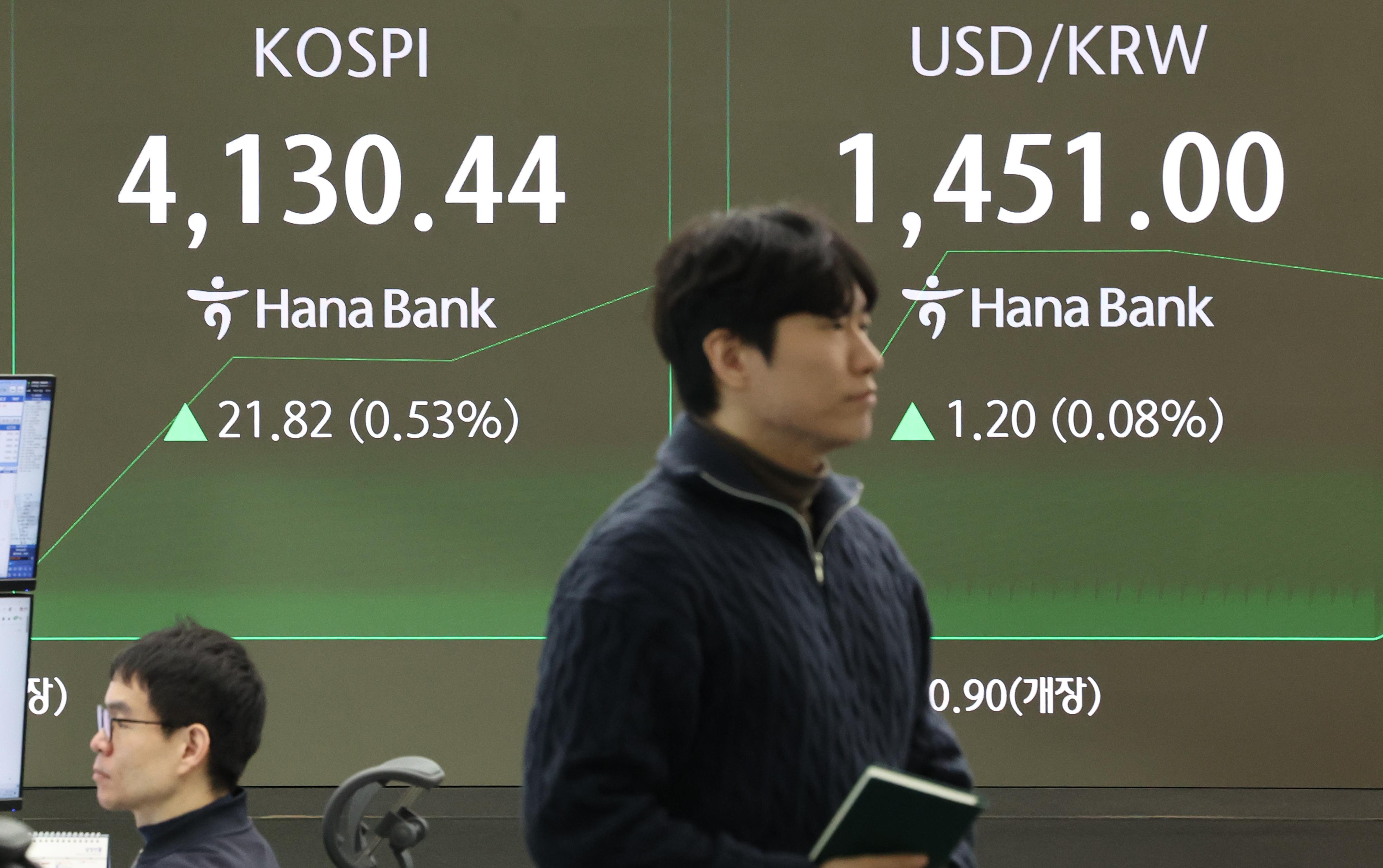 코스피, 삼성전자·하이닉스 강세 힘입어 상승 마감... 4130선 근접-조세일보모바일